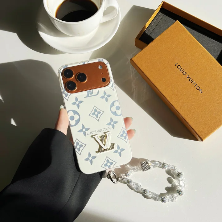 ルイビトン 風 iphone17ケース ホワイト