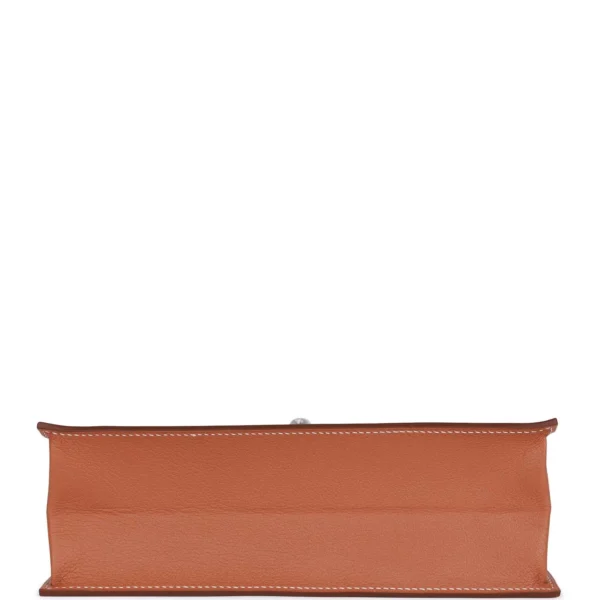Hermès Kelly Danse Gold Evercolor Palladium Hardware