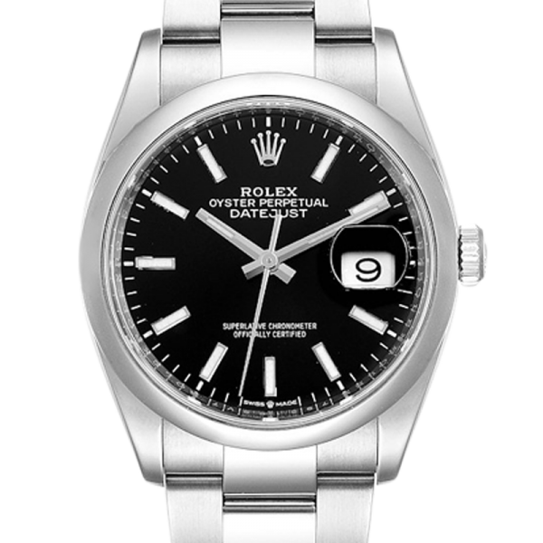 004257fb0e03e12c8ca144b3dbf9a769 Rolex Datejust m126200-0004 36MM Black Dial Silver-tone Case