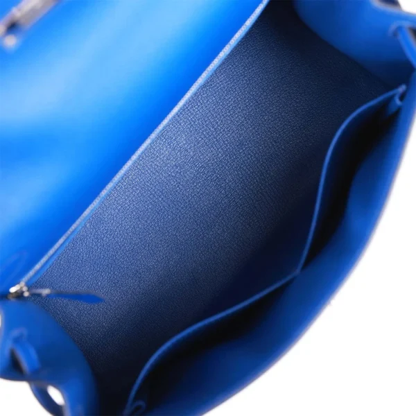 00ef548403f8b1107fe7037d160c3df0 Hermès Bleu Royal Epsom Sellier Kelly 28cm Palladium Hardware