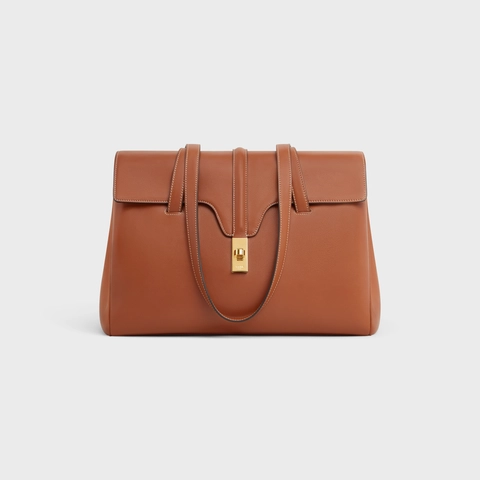 MEDIUM SOFT 16 BAG IN SMOOTH CALFSKIN TAN