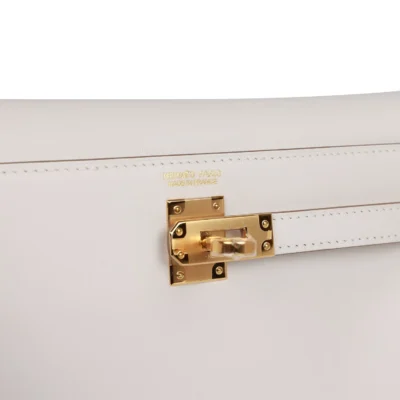 Hermès Kelly Danse Gris Perle Swift Gold Hardware