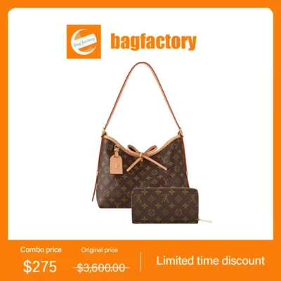 LOUIS VUITTON CarryAll PM Bag Zippy wallet Ref:M46203+M60017