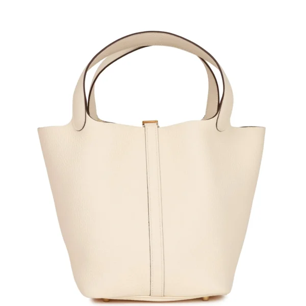 حقيبة Hermès Picotin Lock 22 Nata كليمنس إكسسوارات معدنية ذهبية