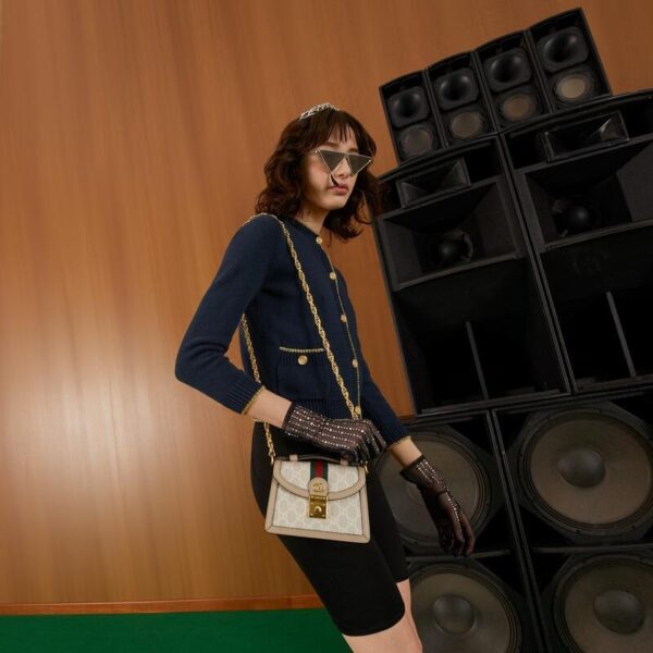 Ophidia Collection GG Mini Shoulder Bag No. 696180 UULAG 9682
