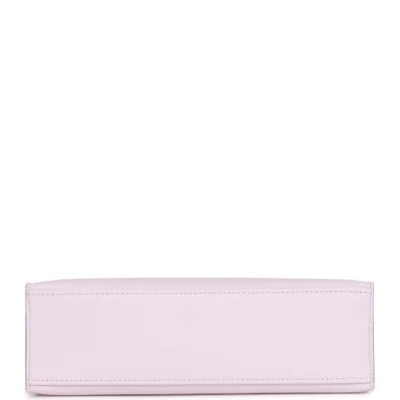Hermès Kelly Pochette Mauve Pale Swift Palladium Hardware