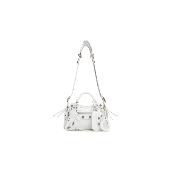 WOMEN'S NEO CAGOLE XS HANDBAG IN WHITE
