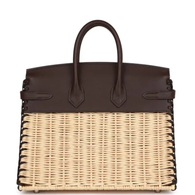 02fbc4e9294e073fcce0e94d43efc3bc Hermès Picnic Sellier Birkin 25 Rouge Sellier Swift Palladium Hardware