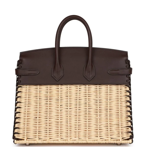 02fbc4e9294e073fcce0e94d43efc3bc Hermès Picnic Sellier Birkin 25 Rouge Sellier Swift Palladium Hardware