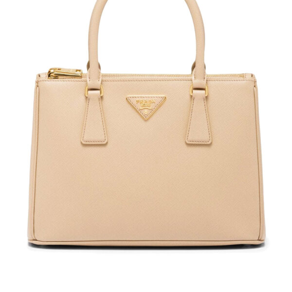 Prada Galleria Saffiano Leather Small Bag in Cameo Beige