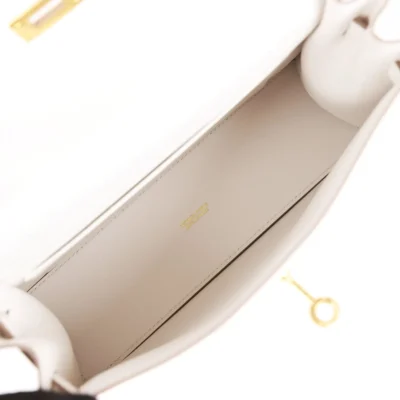Hermès Kelly Danse Gris Perle Swift Gold Hardware