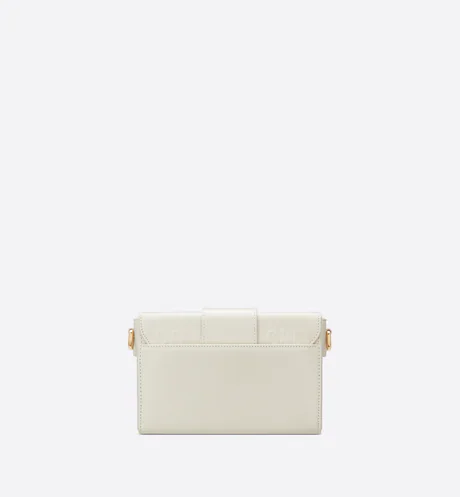 30 MONTAIGNE BOX BAG Latte Box Calfskin