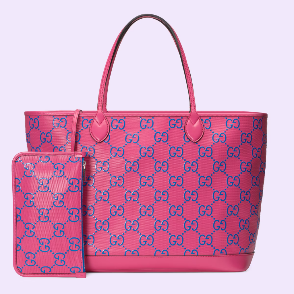 GG grand format embossed cabas