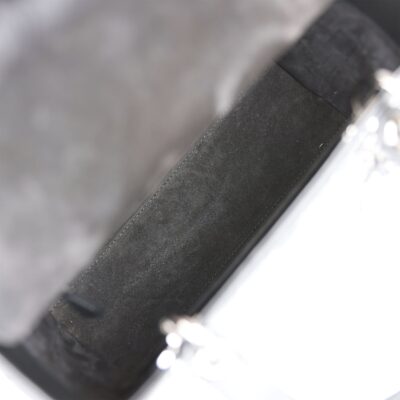 迪奥 Lucky Star 女士 黑色 羊皮 Ruthenium 五金 中号托特包