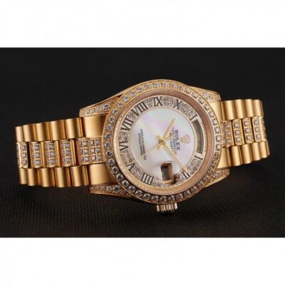 Rolex Daydate 1453958 White Dail Men Watch
