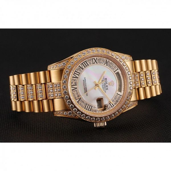 Rolex Daydate 1453958 White Dail Men Watch