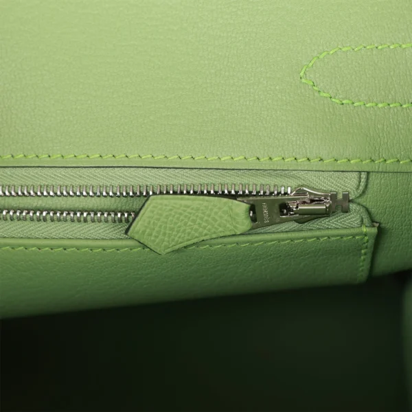 Hermès Birkin 30 Vert Criquet Epsom Palladium Hardware