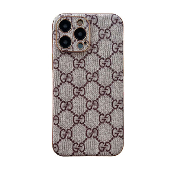 GG iPhone Case Leather