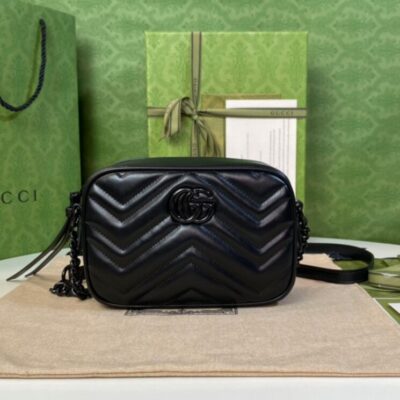 Gucci GG Marmont Mini Shoulder Bag Black