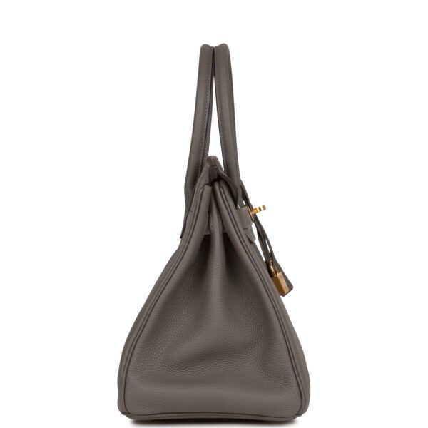 Hermès Birkin 30 Gris Meyer Togo Gold Hardware