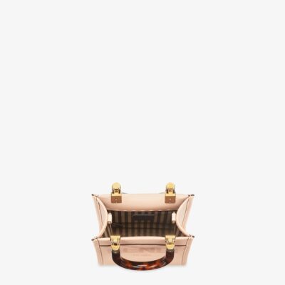 07c15f968056a45053a45968669c5326 Fendi Mini Sunshine Shopper in Pale Pink