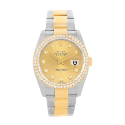 Rolex Datejust 116243CDO 36MM Champagne Dial Silver-tone Case