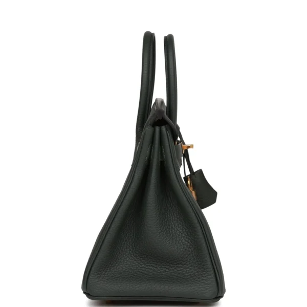 Hermès Birkin 25 Vert Fonce Togo Gold Hardware