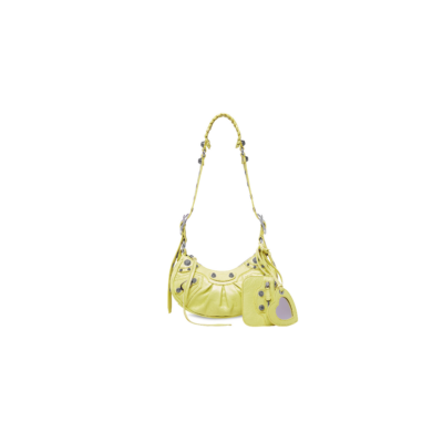 08e91ff31f1f8db40b9c72ca56c06589 WOMEN'S LE CAGOLE XS SHOULDER BAG IN LIME