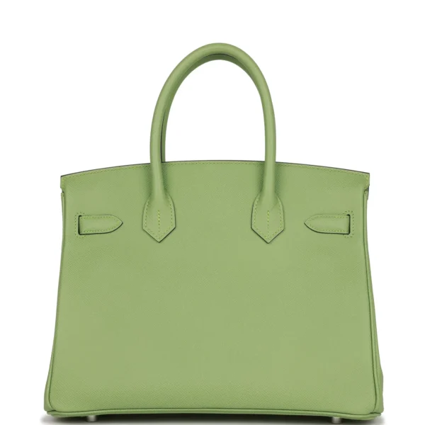 Hermès Birkin 30 Vert Criquet Epsom Palladium Hardware