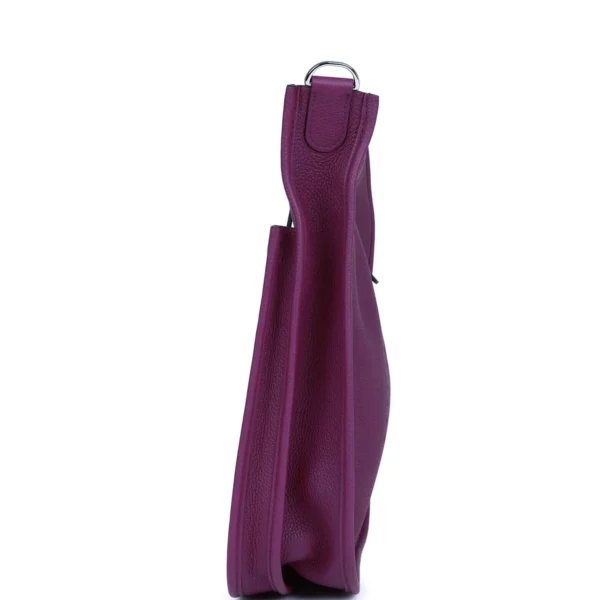 حقيبة Hermès Evelyne III PM Anemone كليمنس إكسسوارات معدنية بلاديوم