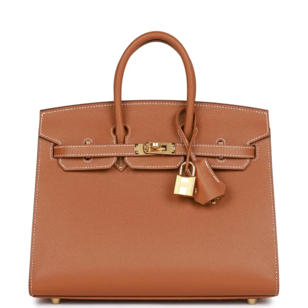 Hermès Birkin Sellier 25 Gold Epsom Gold Hardware