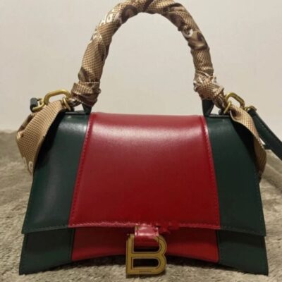 Balenciaga x Gucci The Hacker Project Small Hourglass Bag Red