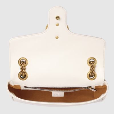 GG Marmont small shoulder bag White