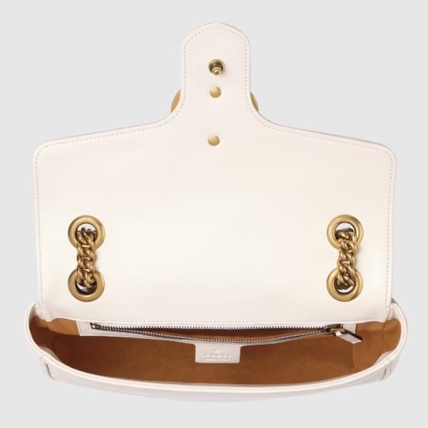 GG Marmont small shoulder bag White