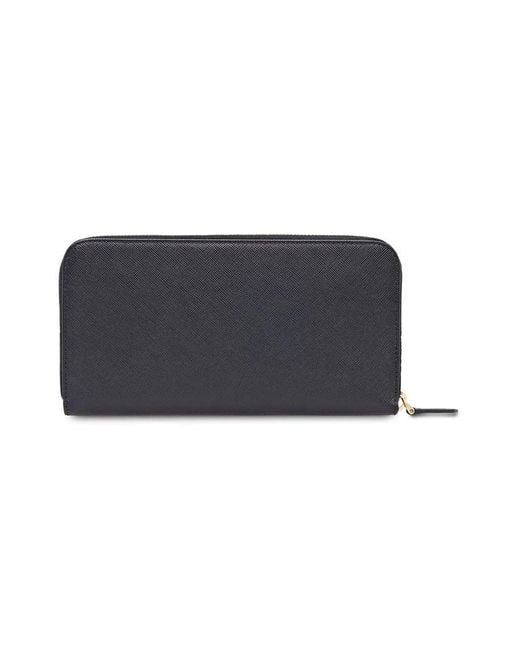 0c529ec7cde92b4e701239da47d5175d Prada Zipped Continental Wallet in Black
