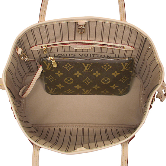 0d61b2fc931b9871b46acbc8c3dc9153 Louis Vuitton M41000 Neverfull PM Shoulder Bag Monogram Canvas