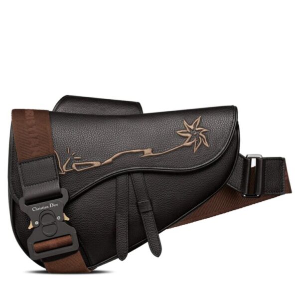 Dior Cactus Jack Dior Saddle Bag Black