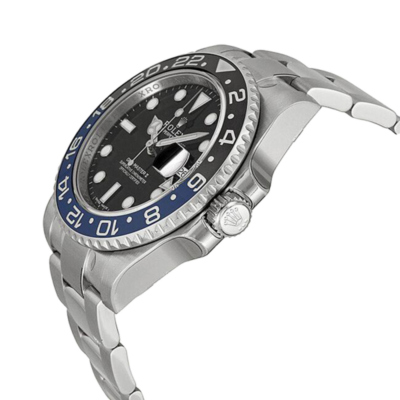ساعة رولكس Gmt Master Ii 116710BLNR-78200 40MM مينا باللون الأسود بعلبة فضية