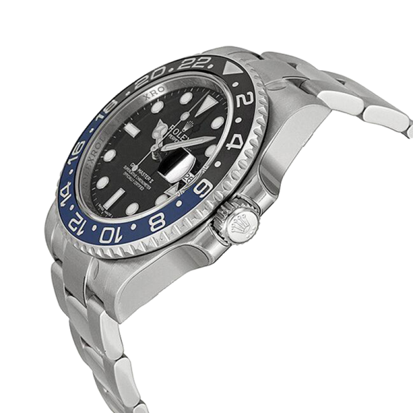 ساعة رولكس Gmt Master Ii 116710BLNR-78200 40MM مينا باللون الأسود بعلبة فضية