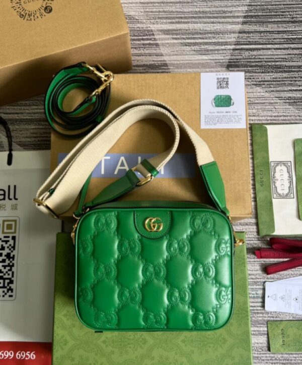 0dcb9286dd2823ac7aebc736820fd341 Gucci GG Matelasse Leather Shoulder Bag 702234