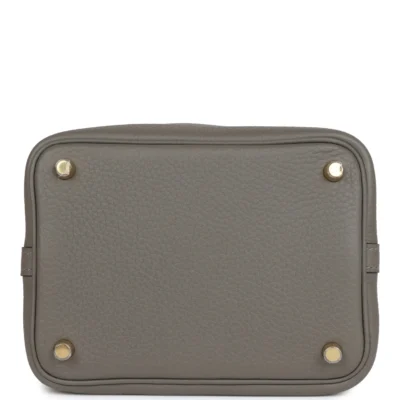 Hermès Picotin Lock 18 Gris Meyer Clemence Gold Hardware