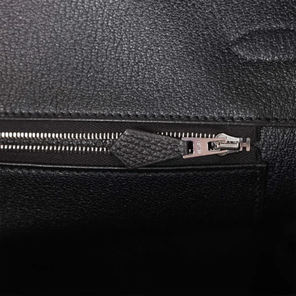 حقيبة Hermès Birkin 35 أسود توغو إكسسوارات معدنية بلاديوم
