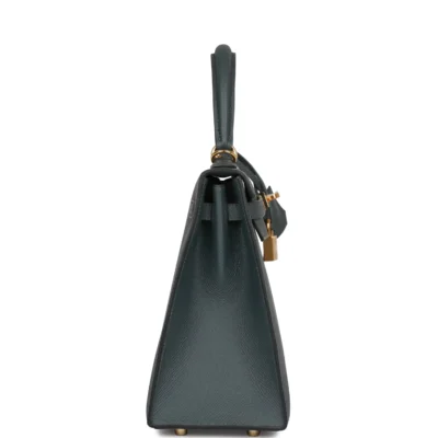 0e9eb7fa6ebf7b8620f90088e5529a57 Hermès Kelly Sellier 25 Bleu Orage Epsom Gold Hardware