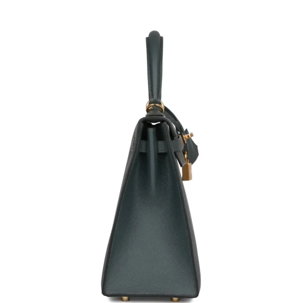0e9eb7fa6ebf7b8620f90088e5529a57 Hermès Kelly Sellier 25 Bleu Orage Epsom Gold Hardware