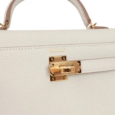 0eb9562c4ce6b6c95e66ca71a0a315a8 Hermès Kelly Sellier 20 Mushroom Chèvre Gold Hardware