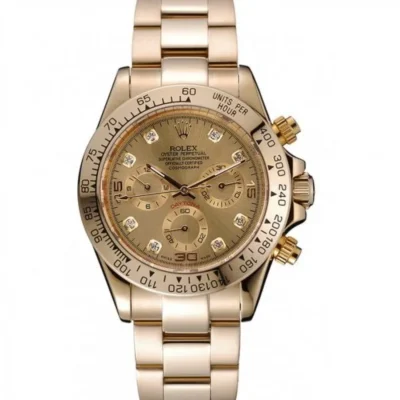 0ecbe38e20e31f0d4122562d70aaef1f Rolex Daytona 1454245 Gold Dail Men Watch