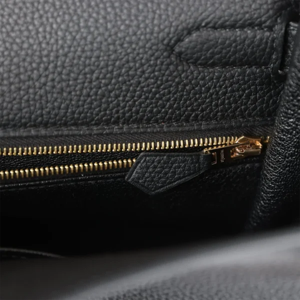 0ed8e82e767fe465ef2b0a1343355da3 Hermès Kelly Retourne 32 Black Togo Gold Hardware