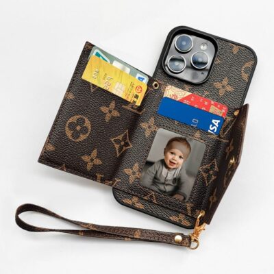NEW IPHONE LEATHER WALLET PHONE CASE theroxymob
