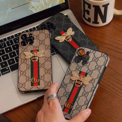 1-23 GG Classic Leather iPhone Case