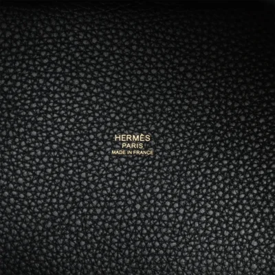 Hermès Picotin Lock 18 Black Clemence Gold Hardware